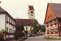 Frickingen 1994 - Kirche und Rathaus - 02 (3)